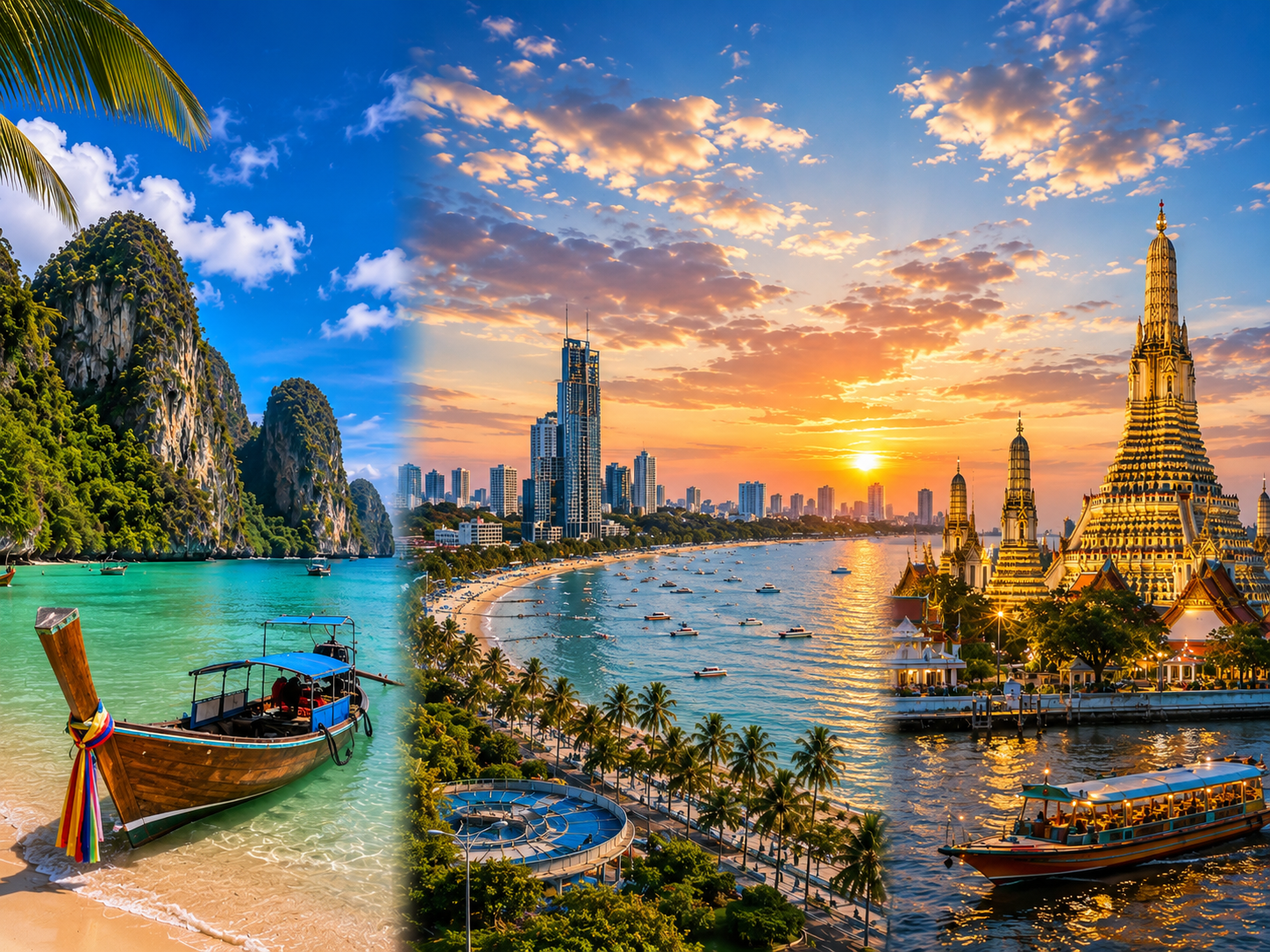 Phuket, Pattaya & Bangkok 